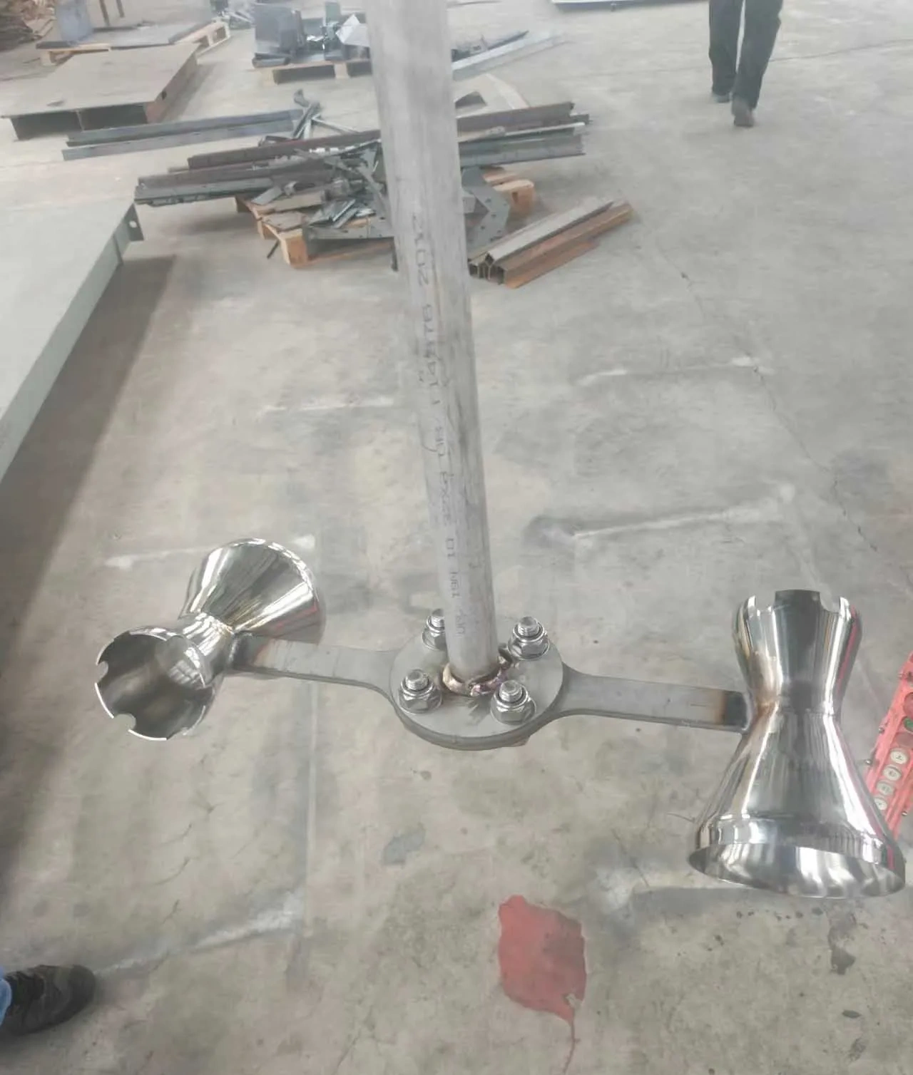 Pneumatic Caustic Soda Mixing Unit c/w air pump
