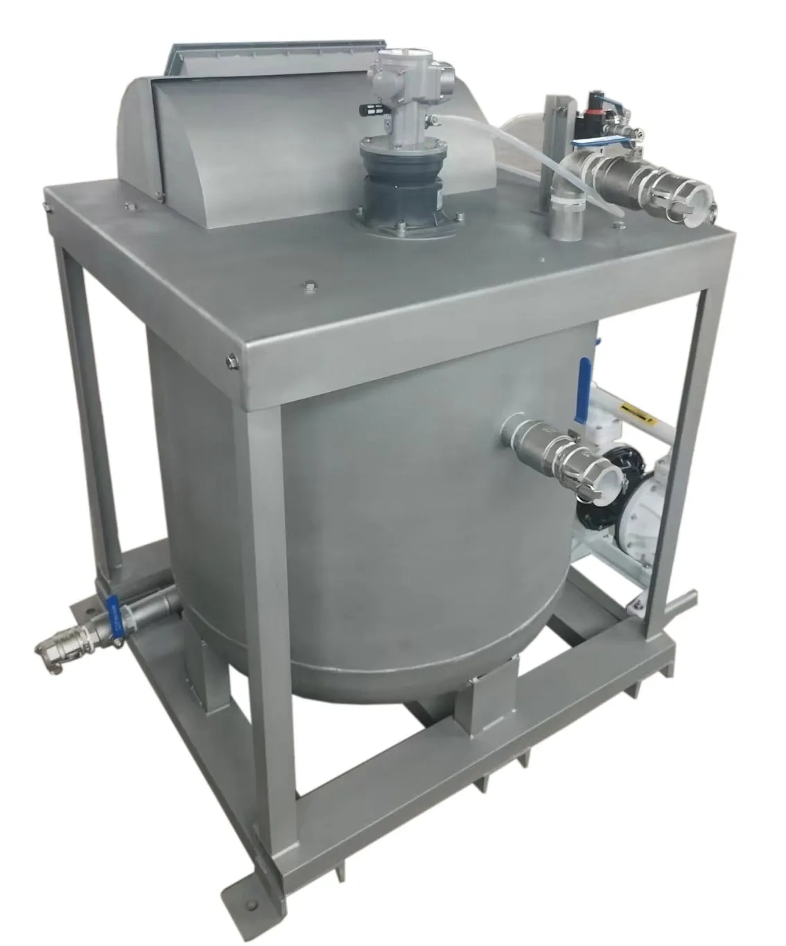 Pneumatic Caustic Soda Mixing Unit c/w air pump