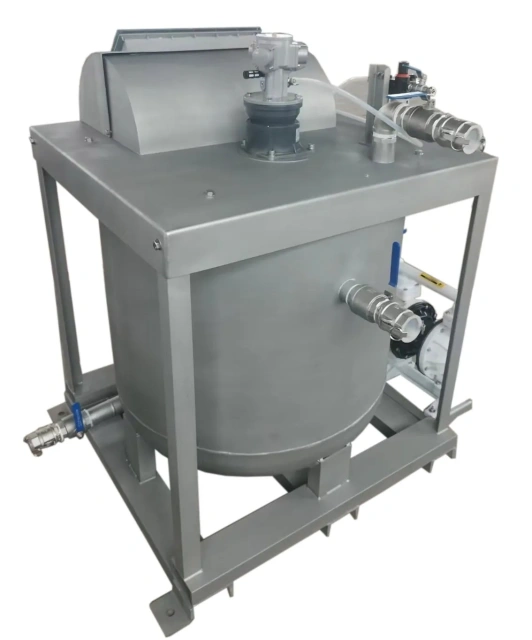 Pneumatic Caustic Soda Mixing Unit c/w air pump
