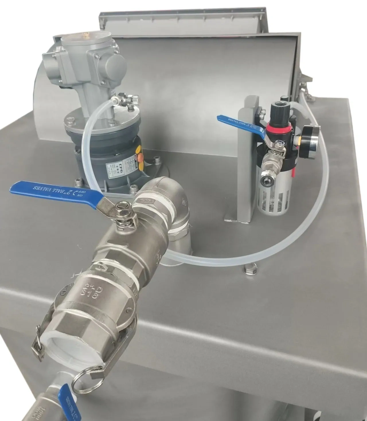 Pneumatic Caustic Soda Mixing Unit c/w air pump