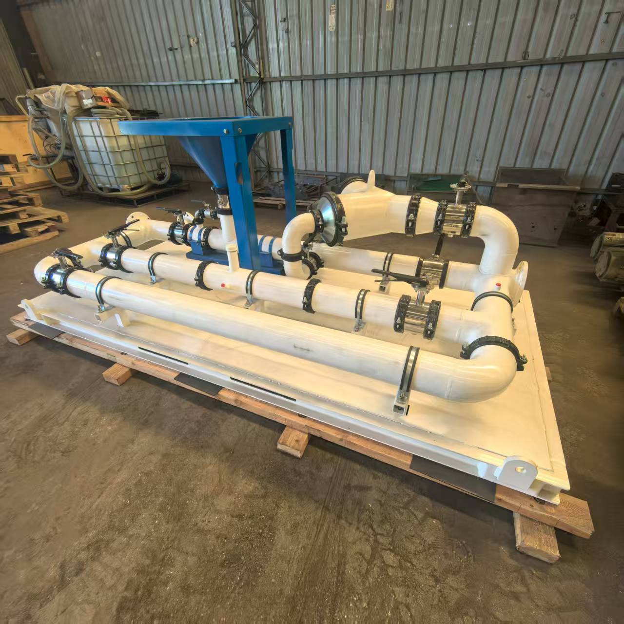 High shear and low shear mud mixing skid,Premium Oil,High shear and low shear mud mixing skid