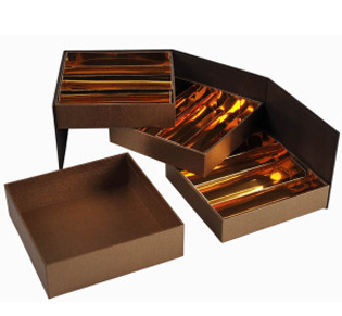 Eco-friendly Food Dessert Paper Chocolate Nugget Packaging Box