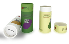 Recyclable Push Up Cardboard Tube Lip Balm Colourful Packaging Box