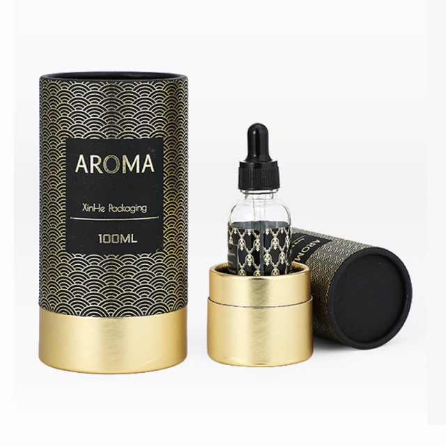 Recyclable black glossy coated paper for perfume