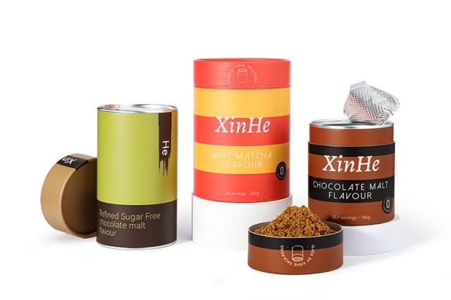 Custom Printing  Food Paper Tube Packaging for Candy Coffee