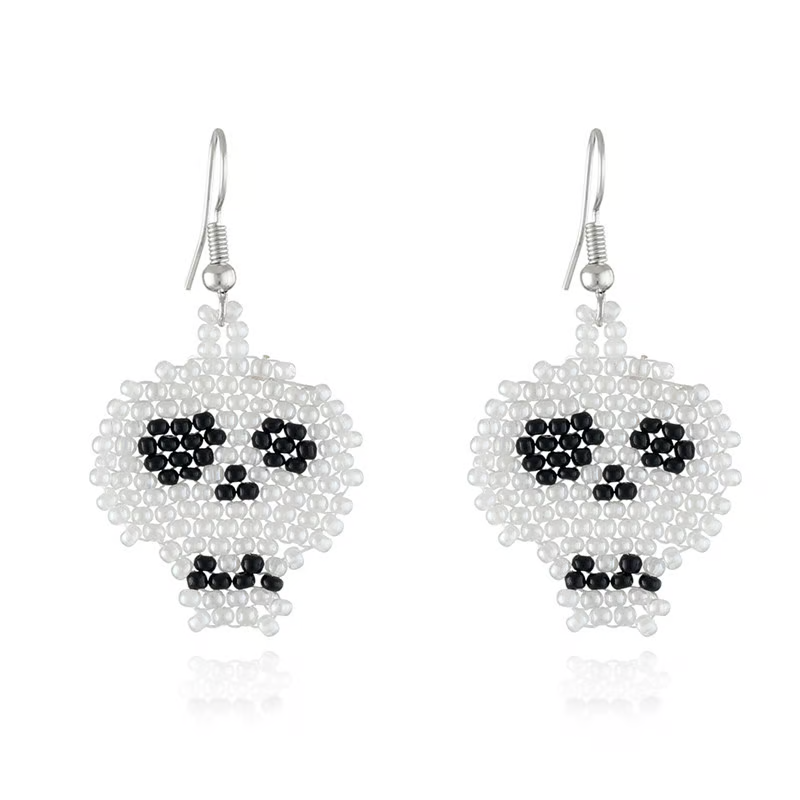 Rice Bead Earrings & Beaded Earrings for Halloween