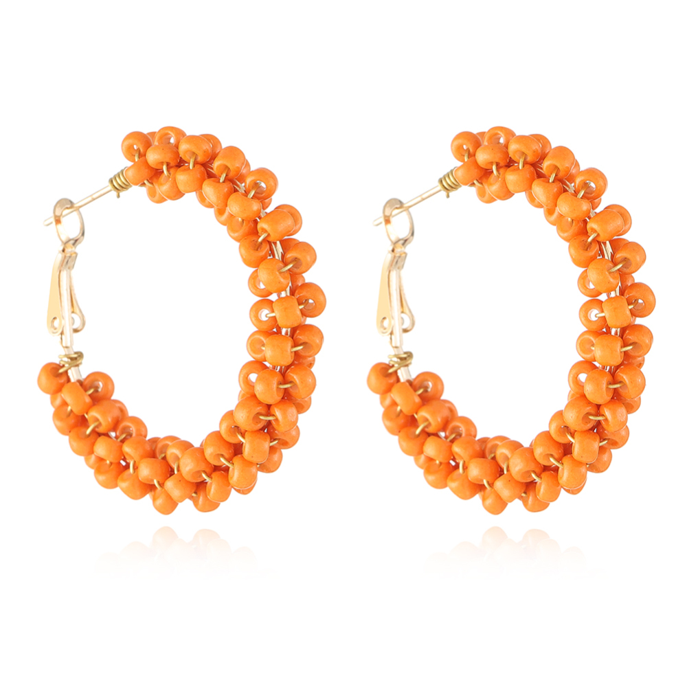 Handmade Beads Hoop earring