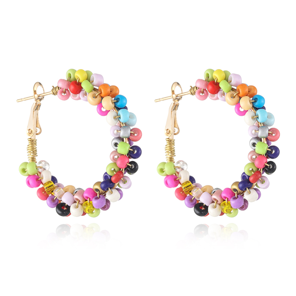 Handmade Beads Hoop earring