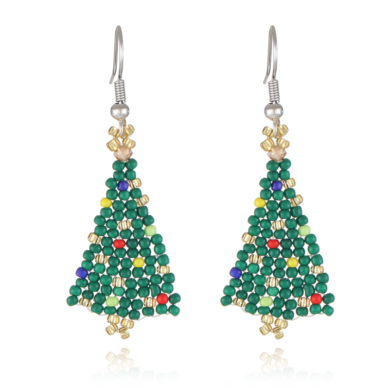 Handmade Christmas Tree Earring