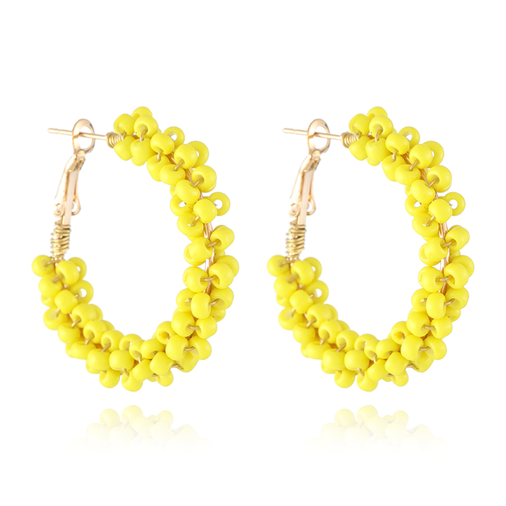 Handmade Beads Hoop earring