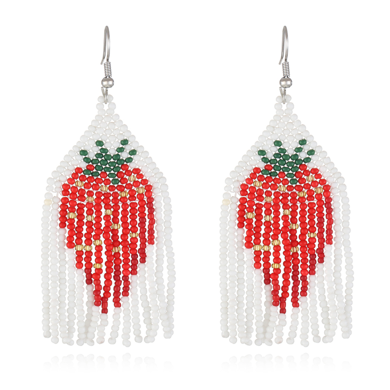 HandMade Fruit Beaded earrings