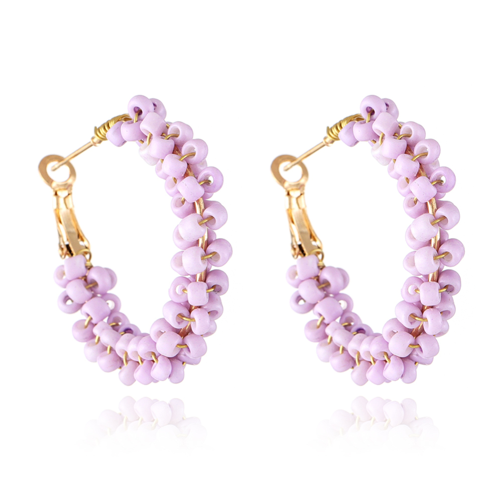 Handmade Beads Hoop earring