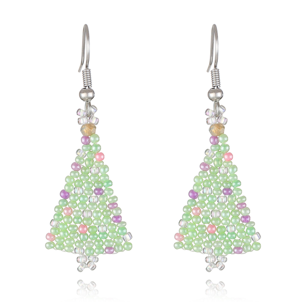 Handmade Christmas Tree Earring