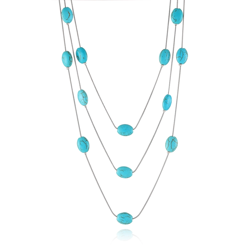 Multi layer Turquoise necklace