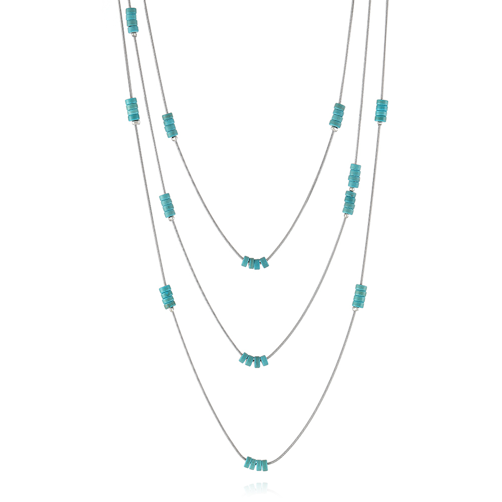 Multi layer Turquoise necklace