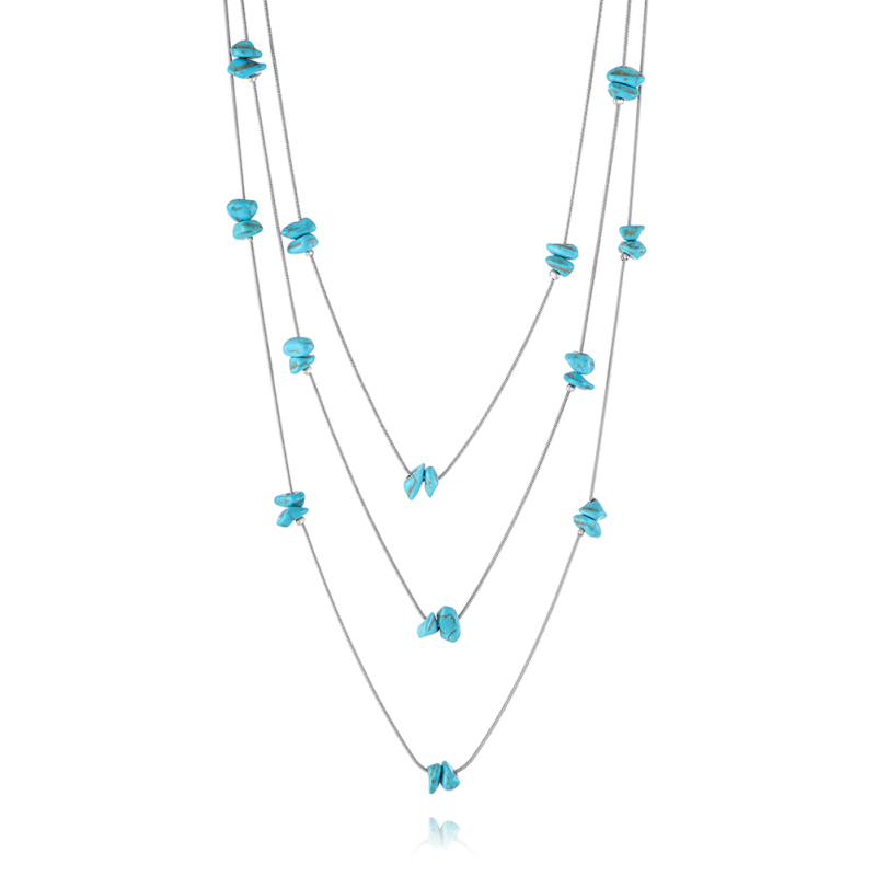 Multi layer Turquoise necklace