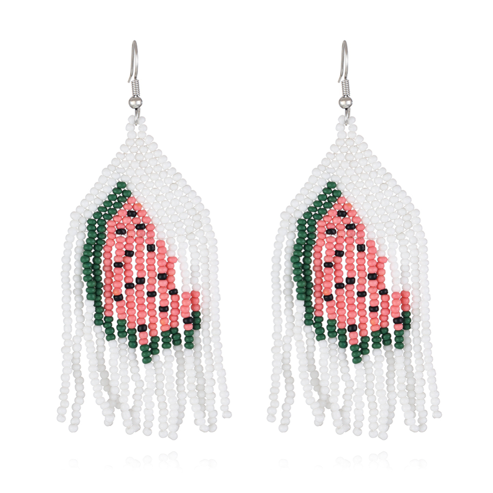 HandMade Fruit Beaded earrings
