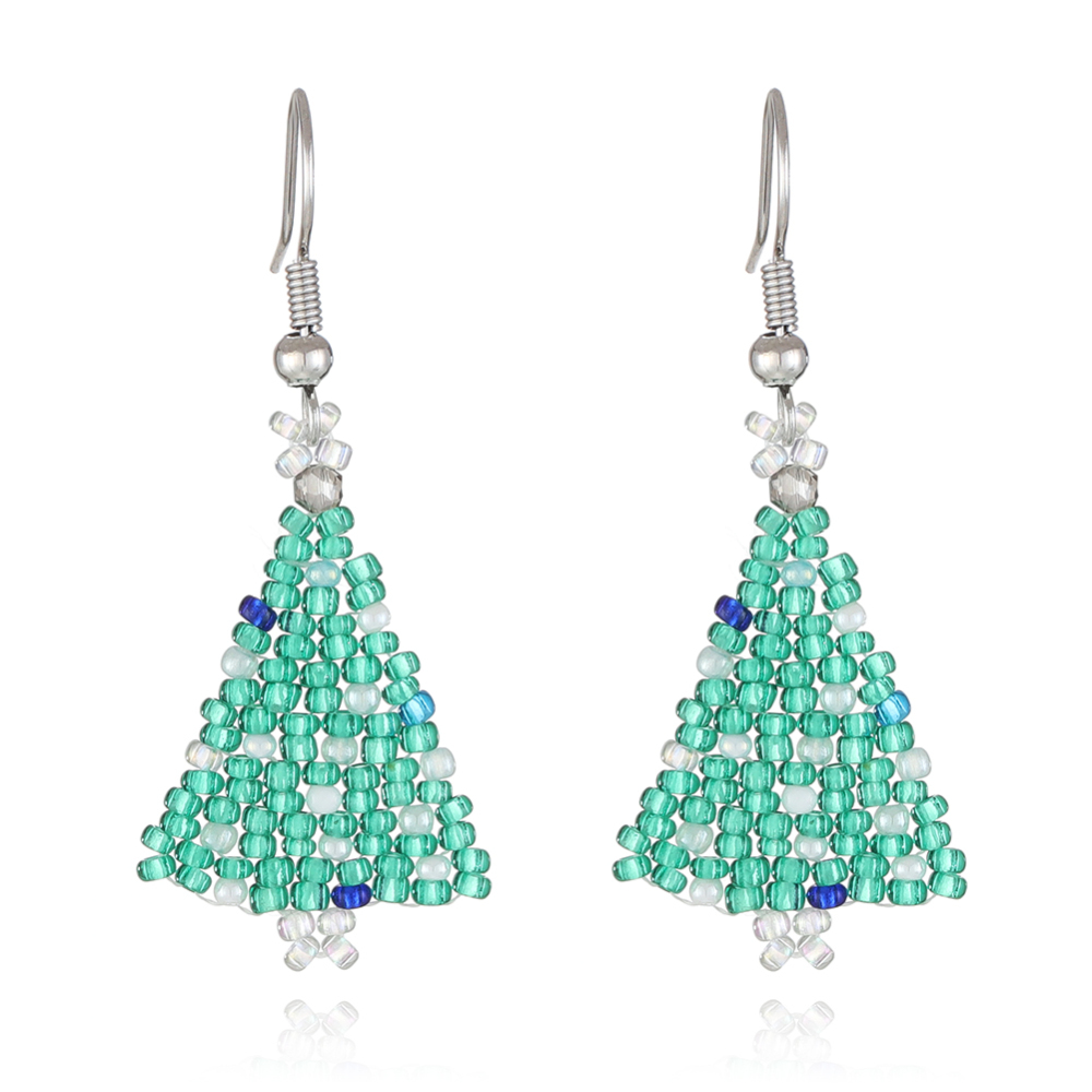 Handmade Christmas Tree Earring