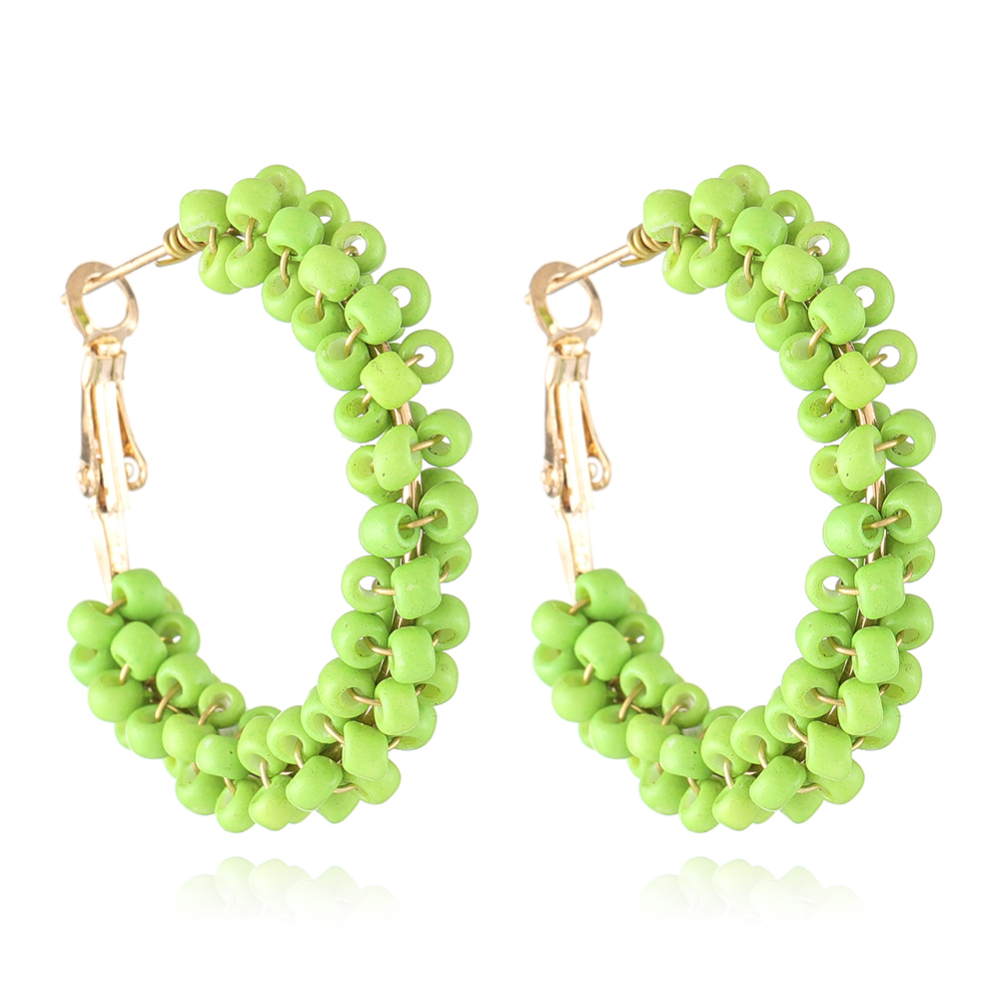 Handmade Beads Hoop earring