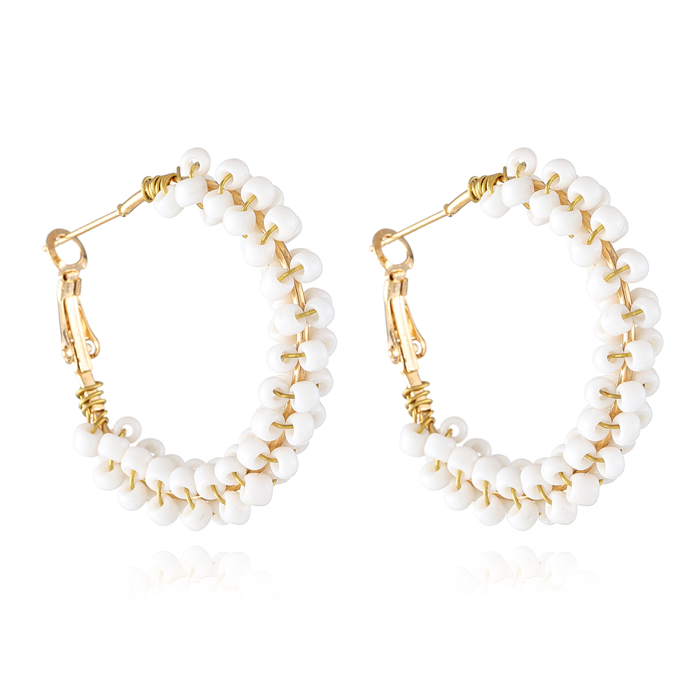 Handmade Beads Hoop earring