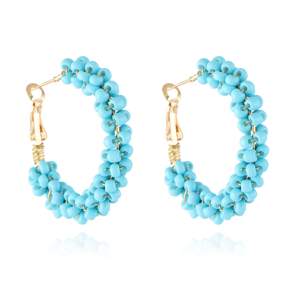Handmade Beads Hoop earring