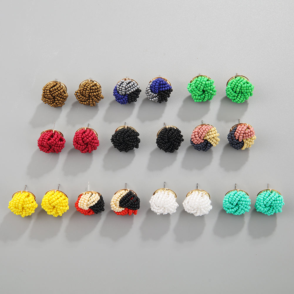 Beads Stud Earring