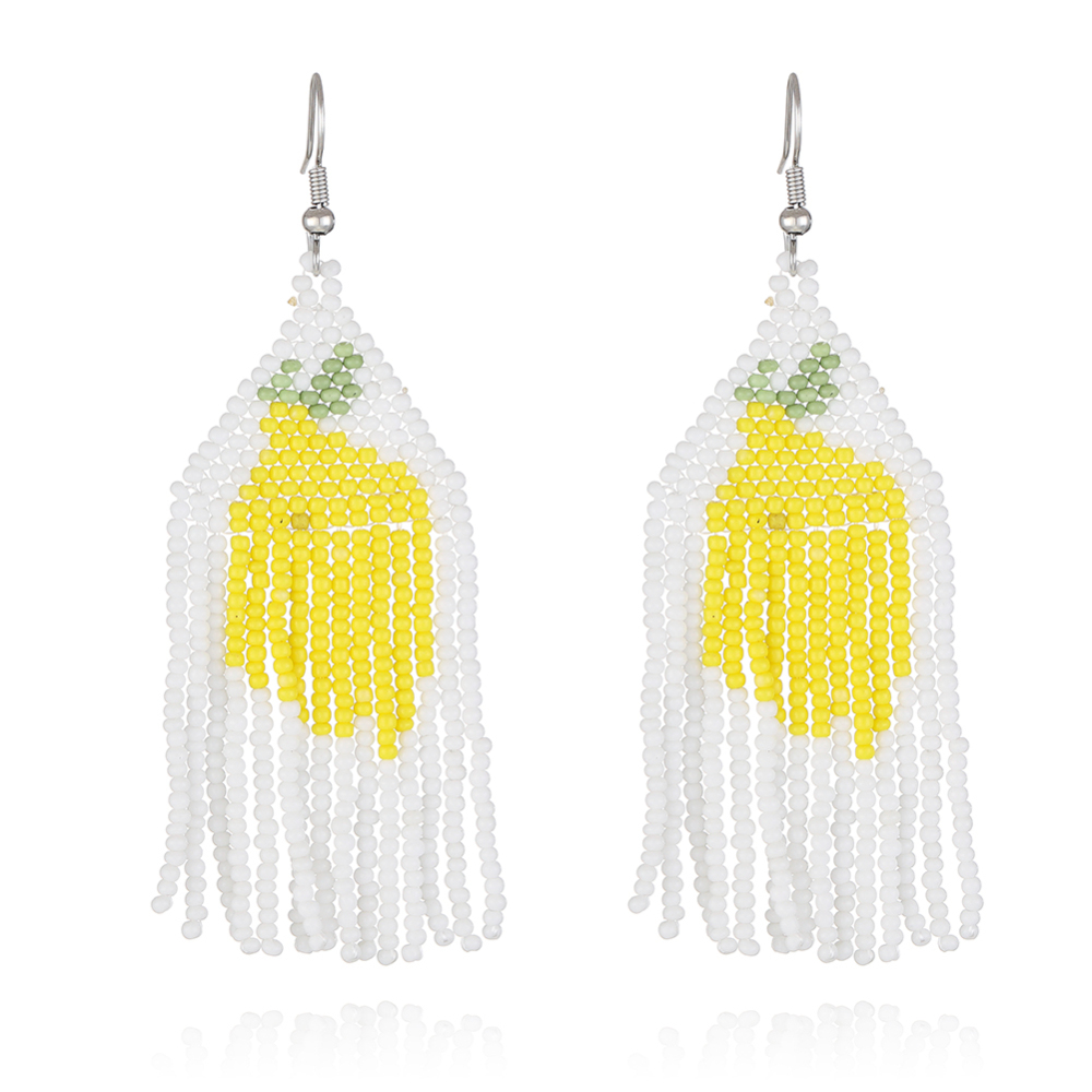 HandMade Fruit Beaded earrings