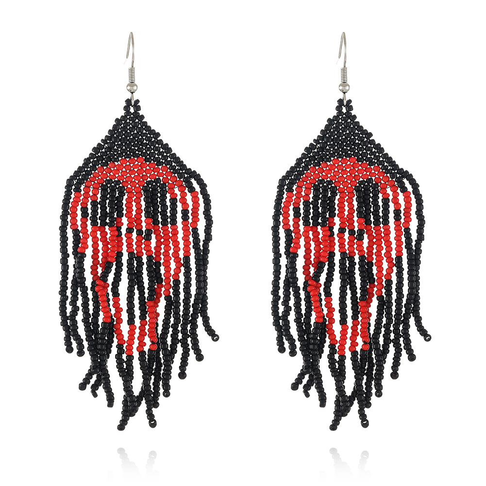 Beaded Halloween Earring