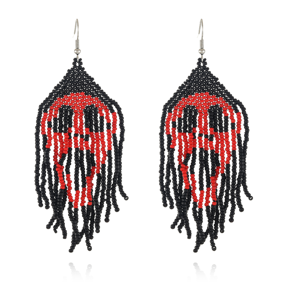 Beaded Halloween Earring