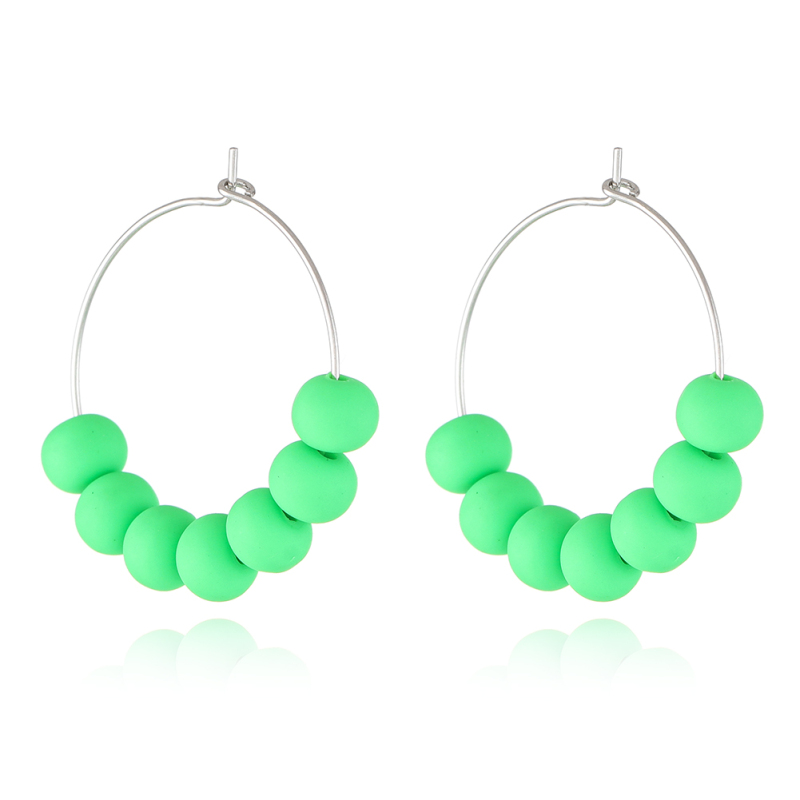 Cute Beads Hoop Earring