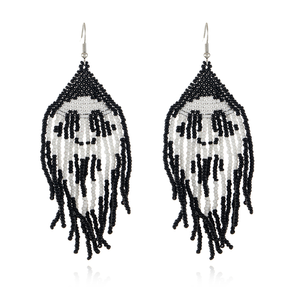 Beaded Halloween Earring