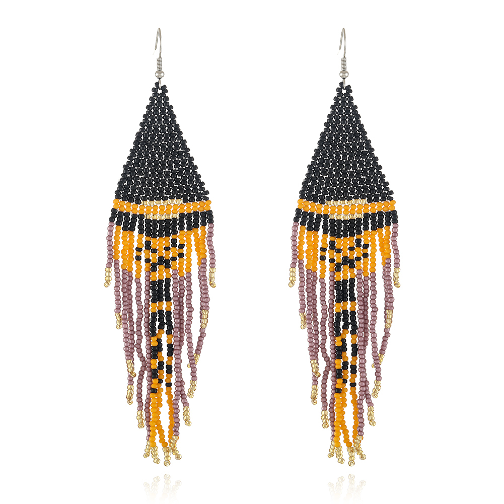 Beaded Halloween Earring