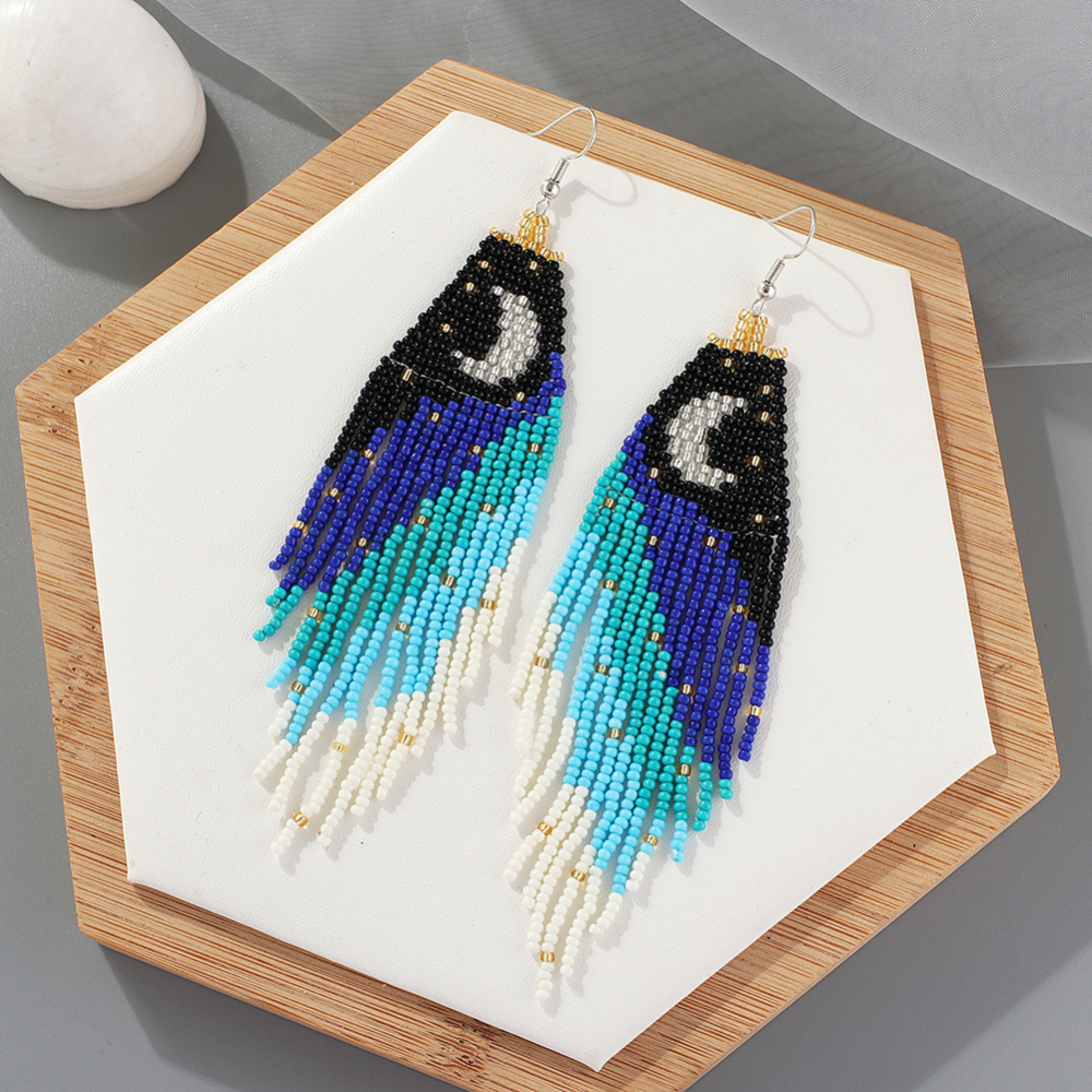 Night Scence Beads earring