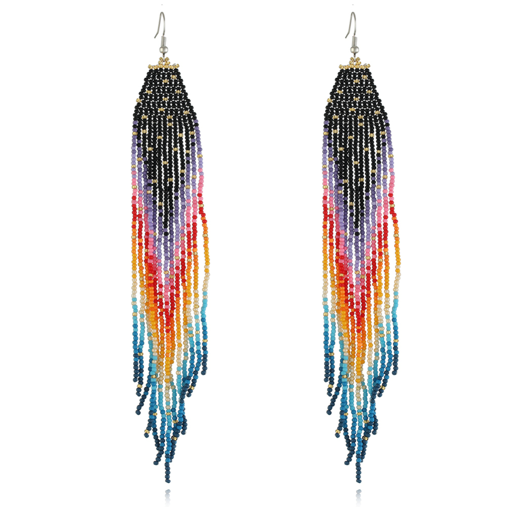 Long Tassel Beaded earring