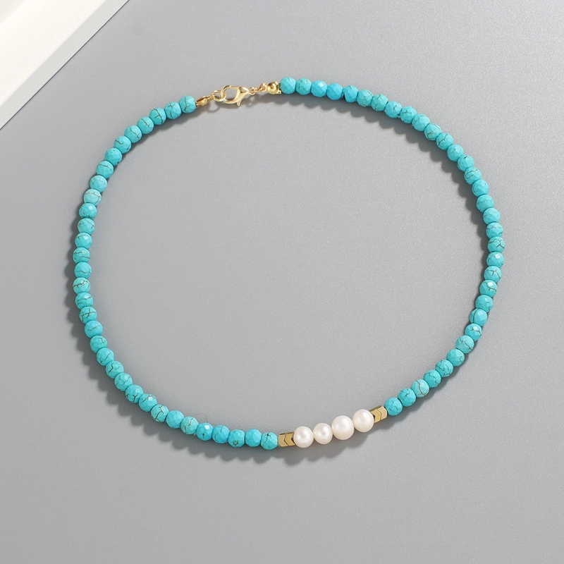 Turquoise beads necklace