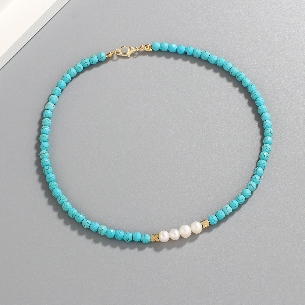 Turquoise beads necklace