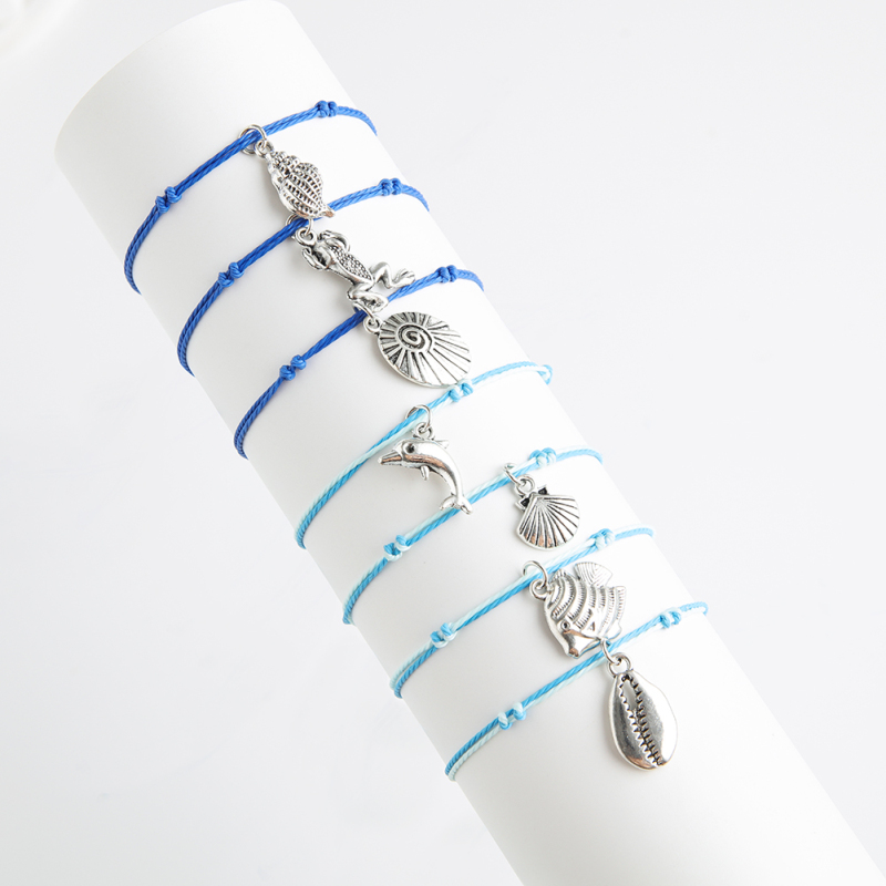 Rope Friendship bracelet --Blue