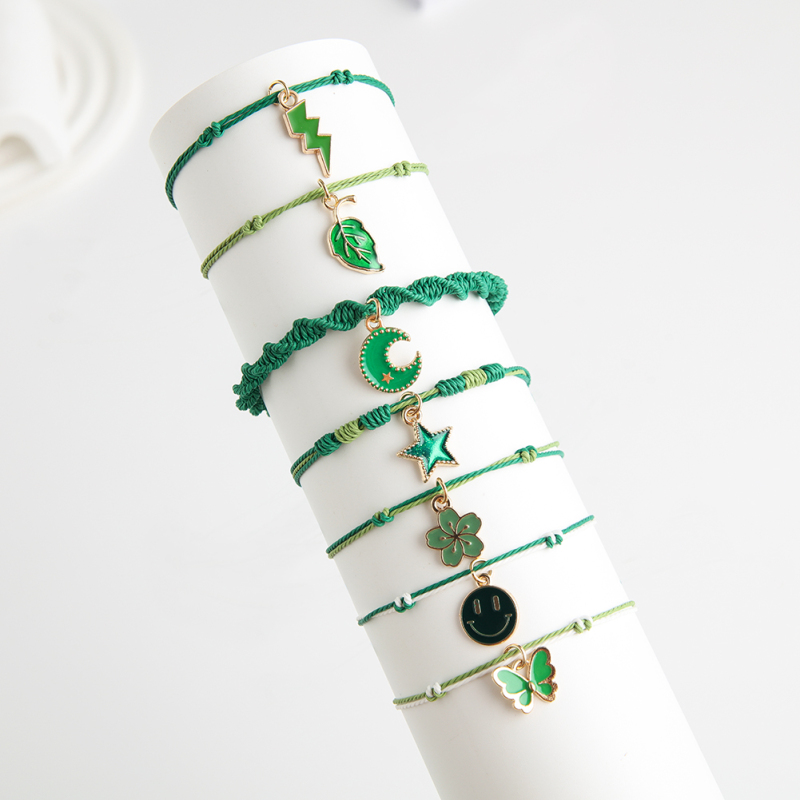 Rope Friendship bracelet --Green