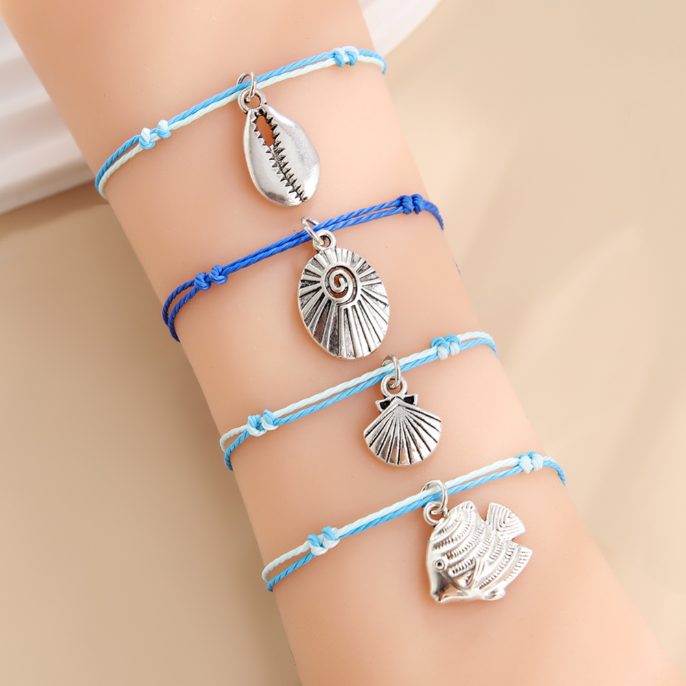 Rope Friendship bracelet --Blue