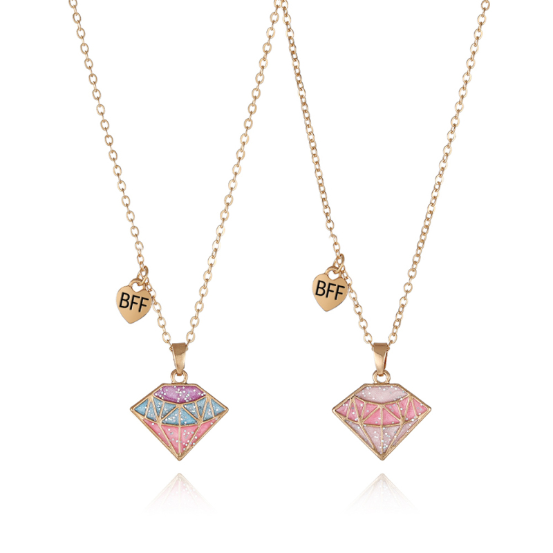 BFF necklace set --Diamond