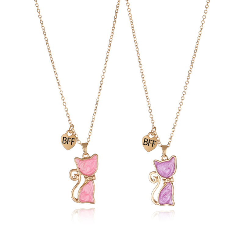 Cute Cat jewelry set