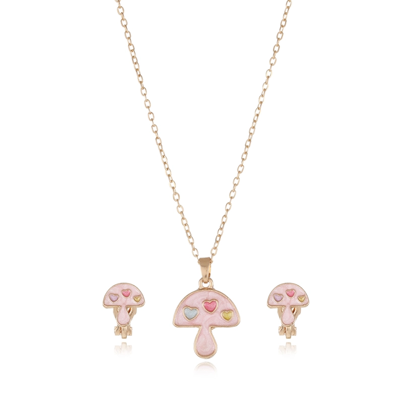 Cute Mashroom Kids jewelry set