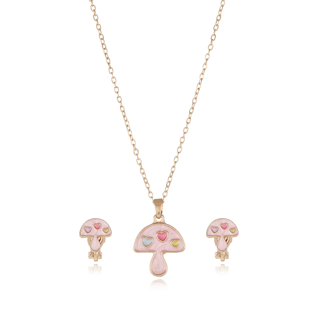 Cute Mashroom Kids jewelry set