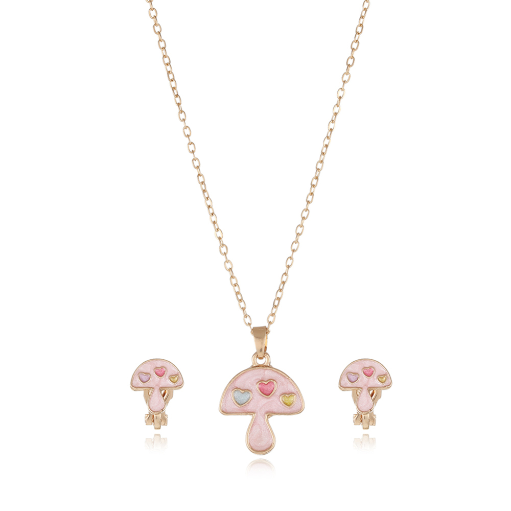Cute Mashroom Kids jewelry set
