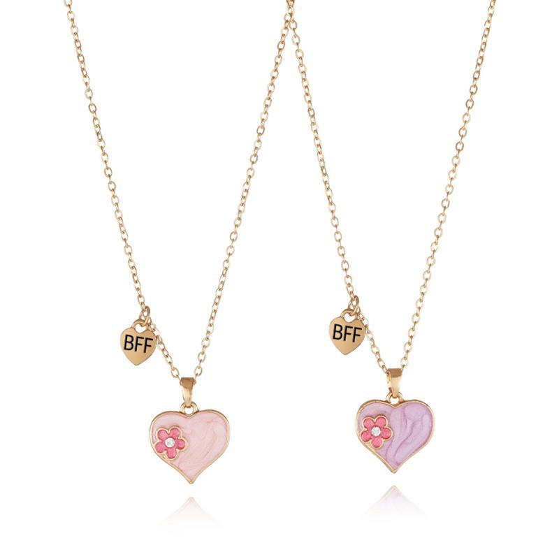 BFF Heart necklace