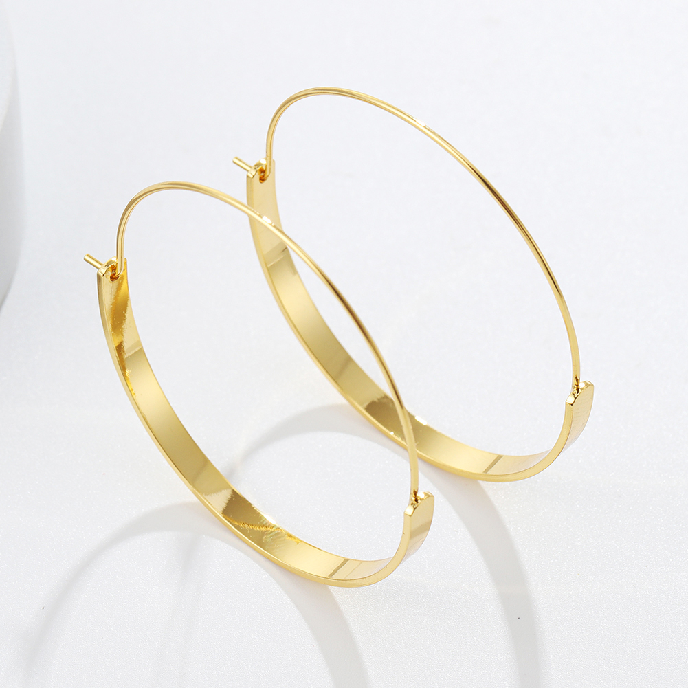 18K gold plated Hoop earring