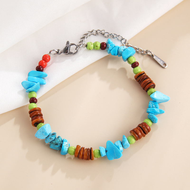 Turquoise stones bracelet