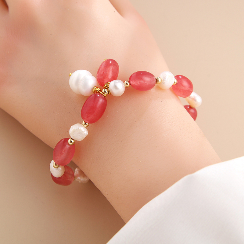Pink Agate bracelet