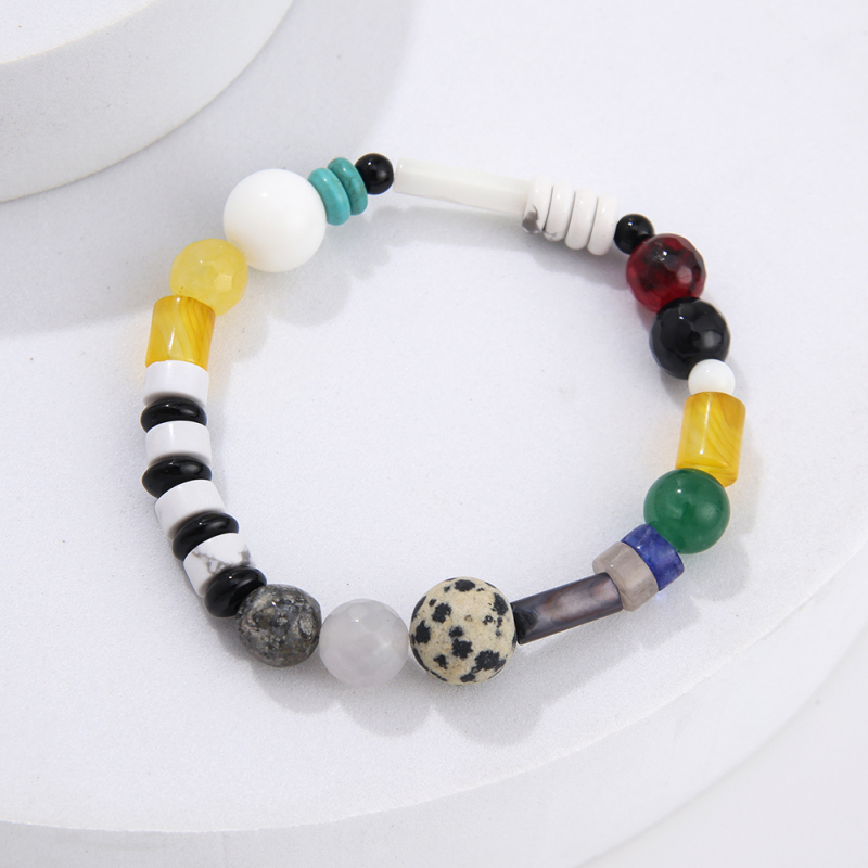 Stone Beads Elastic  bracelet