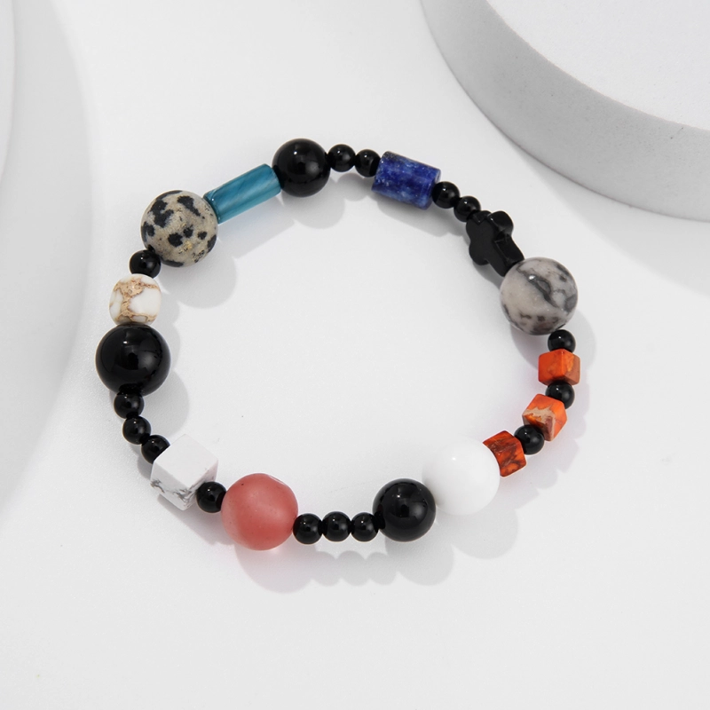 Stone Beads Elastic  bracelet
